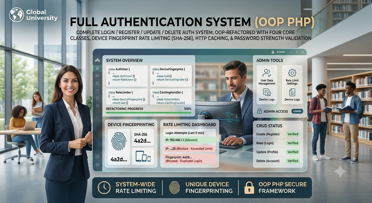 Full Authentication System (OOP PHP)